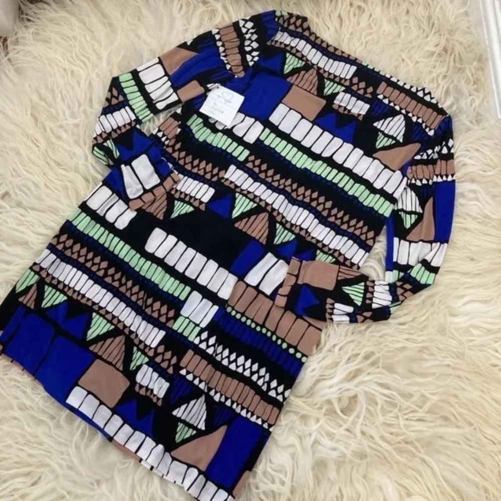 TIBI Printed Mini Dress - Picture 8 of 10